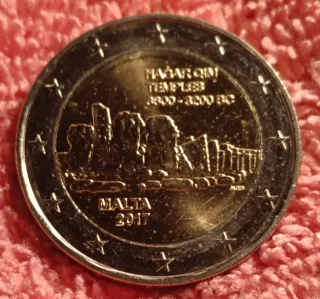 2€ Malta 2017 Templos Hagar Qim