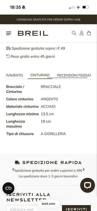 Orologio Breil Tribe donna con cristalli