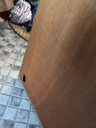 Móvel de Canto Cerejeira com Vitrina