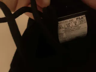 Zapatillas Fila Negras Talla 42