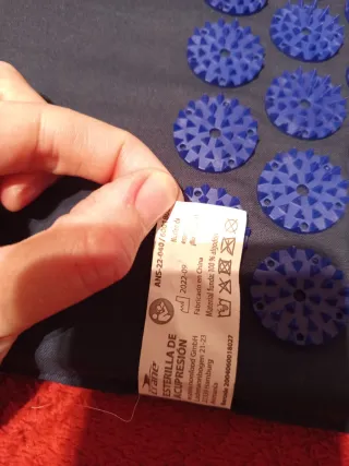 Esterilla de acupresión azul marino