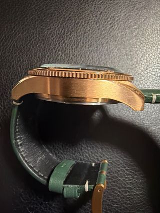 Reloj Pagani Design Automático Verde Dorado