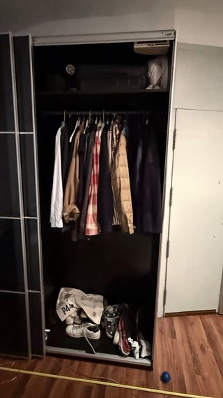 Ropero Ikea Puertas Cristal Negro