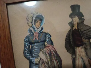 Stampe Antiche 1818 con Cornice