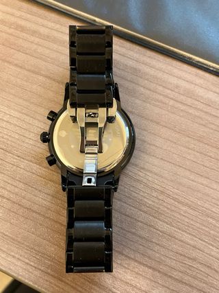 Reloj Emporio Armani Negro Cronógrafo Nuevo
