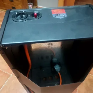 Estufa de gas KRHÜNER negra