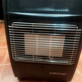 Estufa de gas KRHÜNER negra