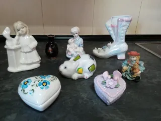Lote figuras cerámica vintage