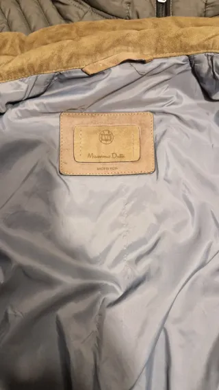 Chaleco Massimo Dutti Piel Marrón