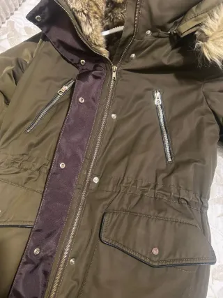 Abrigo Zara verde nuevo