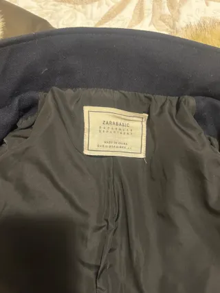 Abrigo Zara verde nuevo