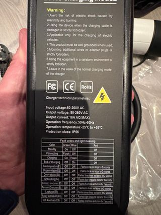 Cargador Teschev Coche Eléctrico 3.5kW