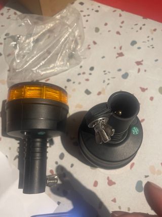 2 Luces de señalización LED ámbar