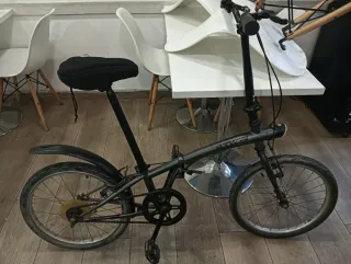 Bicicleta Plegable Negra