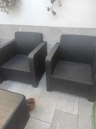 Conjunto Sofá y Mesa Leroy Merlin