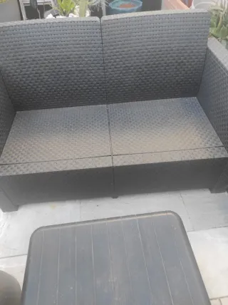 Conjunto Sofá y Mesa Leroy Merlin