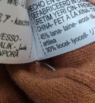 Jersey Massimo Dutti lana y cashmere