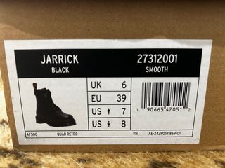 Botas Dr. Martens Jarrick Negras Talla 39