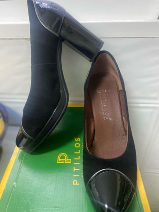 Zapatos Pitillos Negros Talla 38