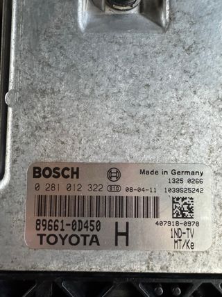 Centralita Motor Toyota Yaris 1.4 Bosch