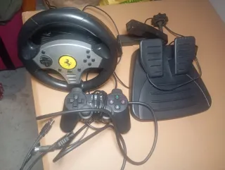 Volante Ferrari con Pedales y Mando