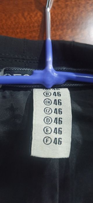 Traje de chaqueta negro