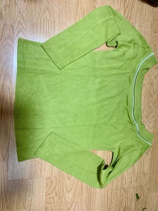 MNG jersey cuello barco con cremallera