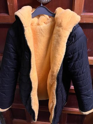 Abrigo reversible 2 en 1 talla 10