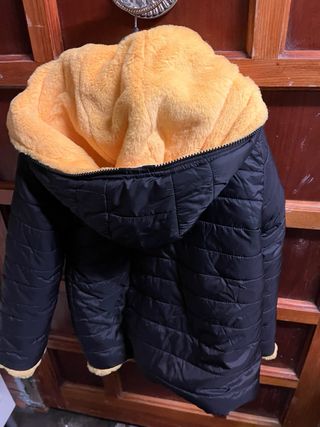 Abrigo reversible 2 en 1 talla 10