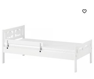 Cama infantil IKEA KRITTER blanca + Colchón
