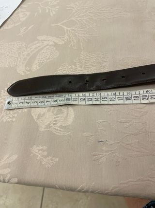 Cintura Cartier Vintage Pelle Fibbia color argento