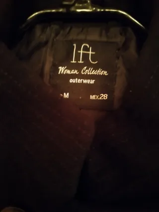 Chaqueta de paño negra