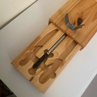 Soporte Jamonero Profesional Madera