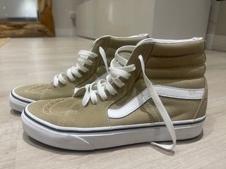 Vans SK8 Hi Mujer Beige