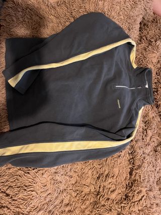 Felpa Reebok Grigio Giallo