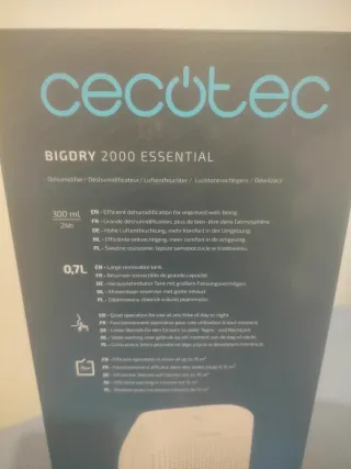 Deshumidificador Cecotec Bigdry 2000 Essential