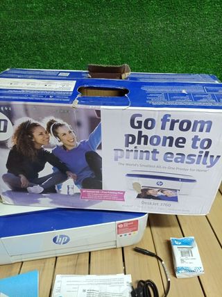 HP Deskjet 3760 Multifunción Color Wifi + 4 Meses