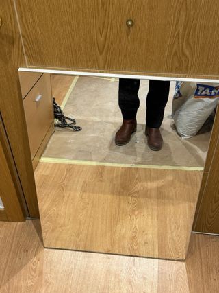 Espejo 80x57,5 cm sobre madera