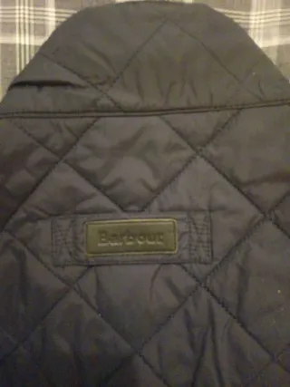 Barbour XL Chaqueta Azul Tartán