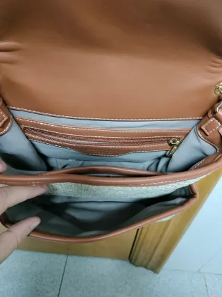 Bolso Robert Pietri Beige y Marrón