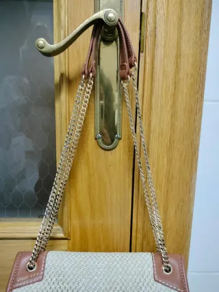 Bolso Robert Pietri Beige y Marrón