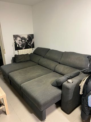 Sofá 3 plazas ampliables con chaise long