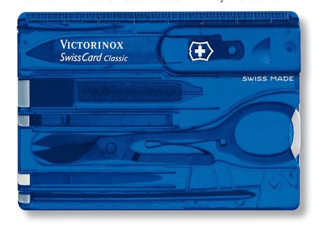 Victorinox Swiss Card Classic Navaja Azul