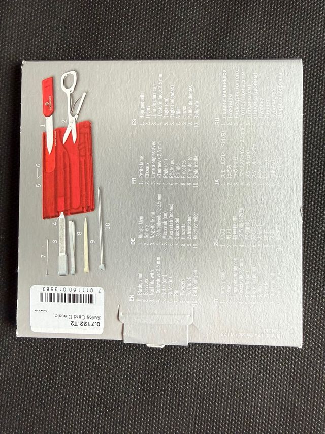 Victorinox Swiss Card Classic Navaja Azul