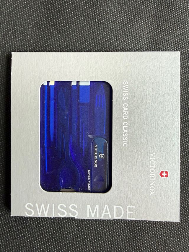 Victorinox Swiss Card Classic Navaja Azul