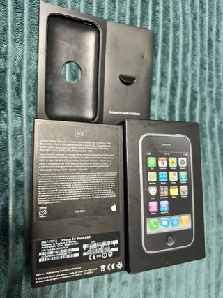 Caja iPhone 3G 8GB Negra Vacía
