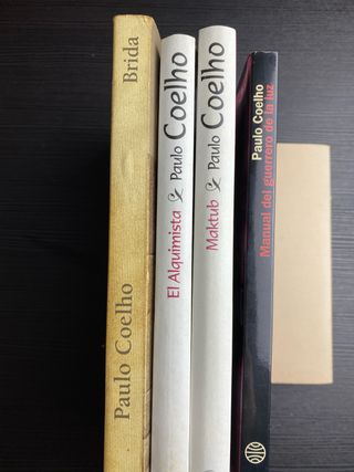 Lote 4 libros Paulo Coelho