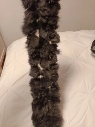 Sciarpe o stole in vera pelle di coniglio