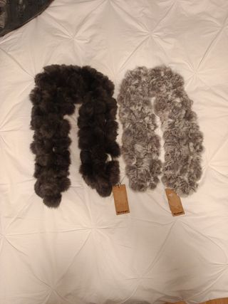 Sciarpe o stole in vera pelle di coniglio