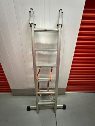 Escalera aluminio extensible 2 tramos